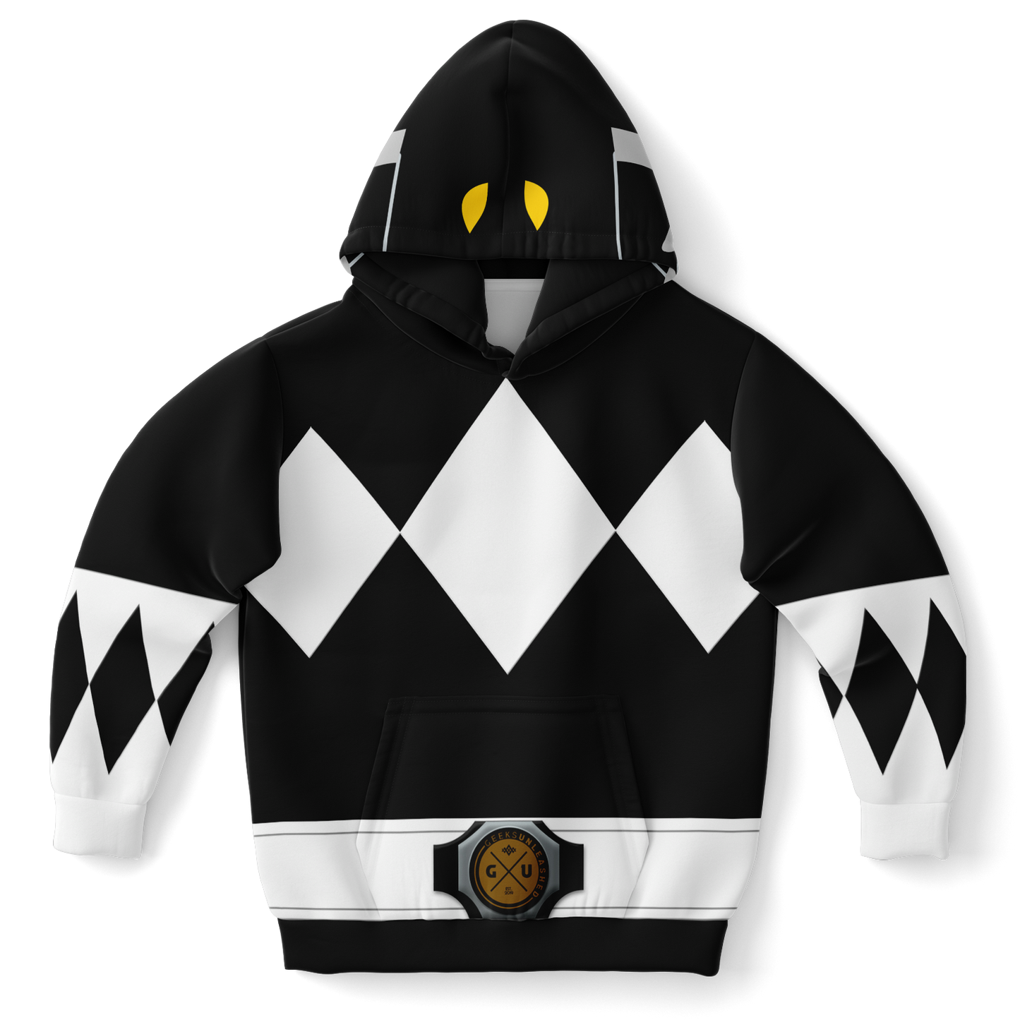 Youth MMPR Black Ranger Hoodie