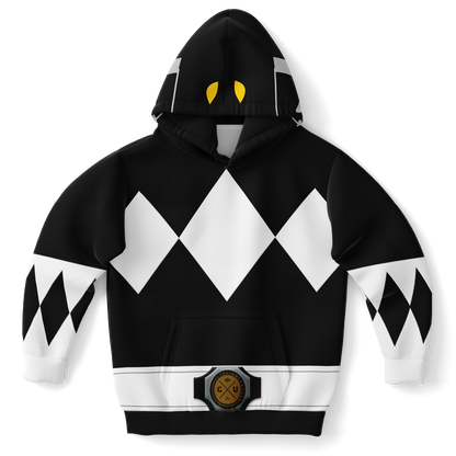 Youth MMPR Black Ranger Hoodie