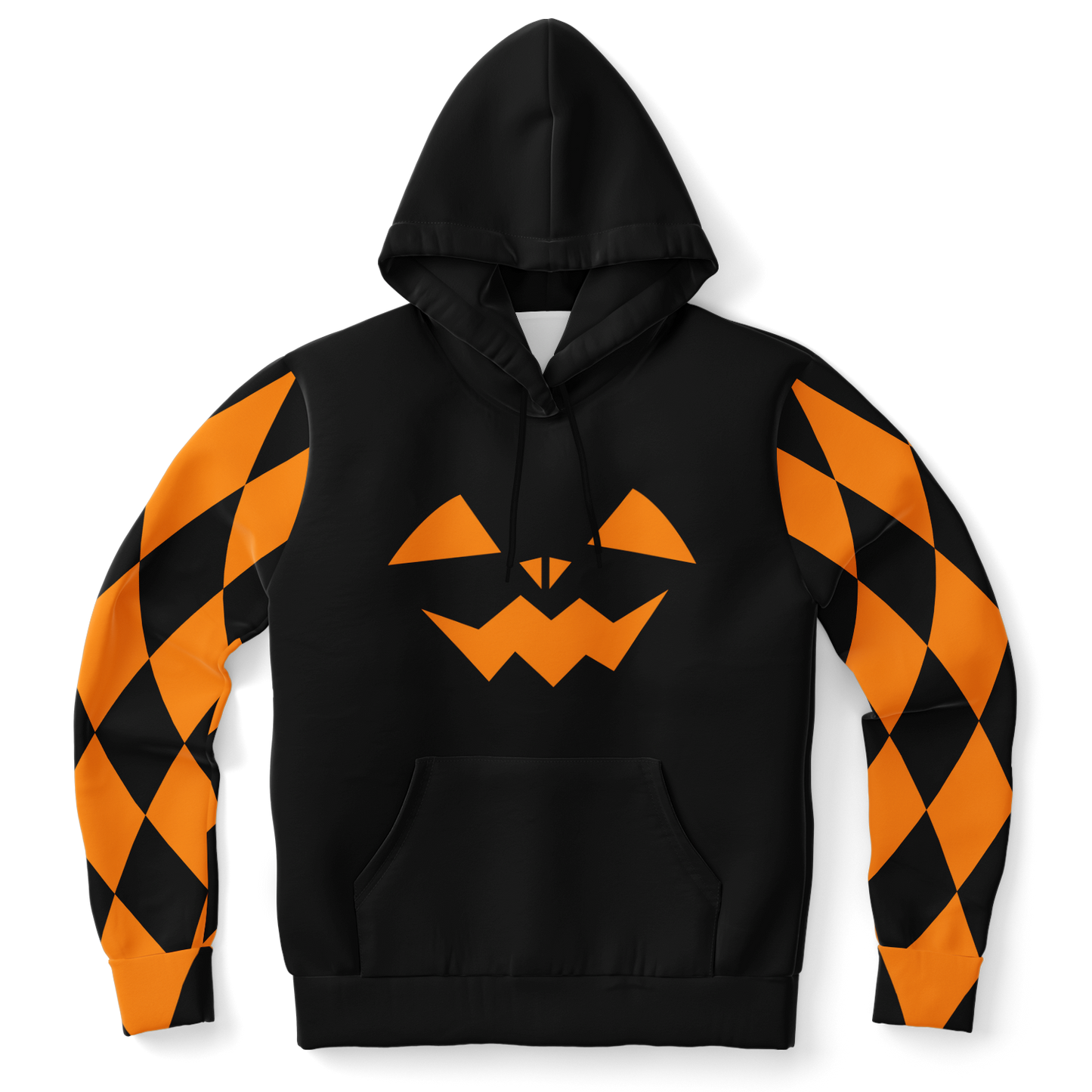 Adult Jack O Lantern Hoodie - Black