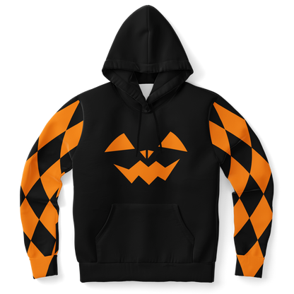 Adult Jack O Lantern Hoodie - Black