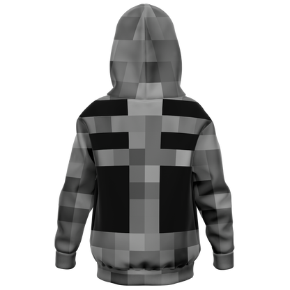 Youth GU 'Pixeled Skeleton' Fashion Hoodie