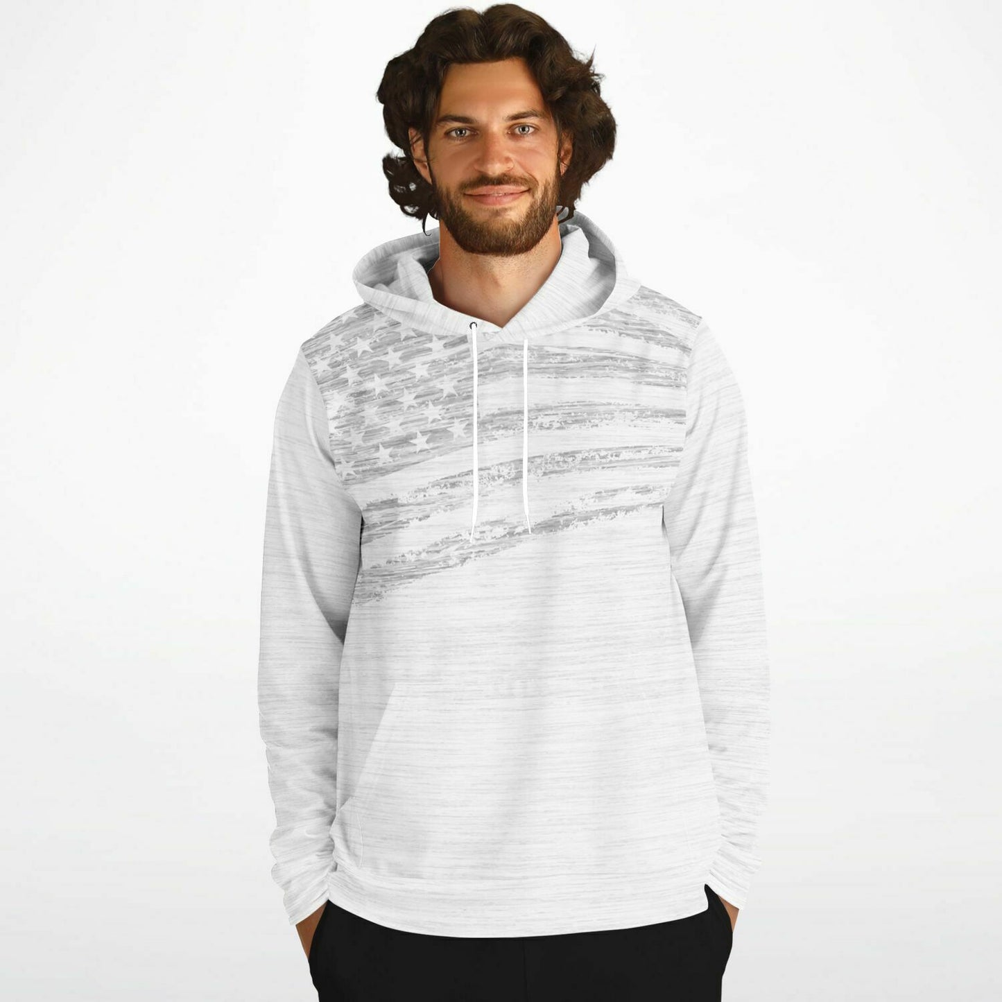 GU 'USA' - Heather Fashion Hoodie