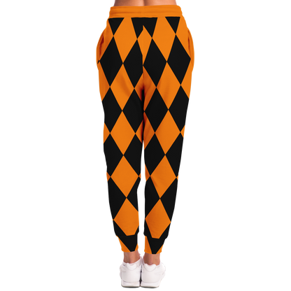 Adult Jack O Lantern Joggers - Orange