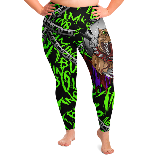 Women's Pitbull Gaming Plus Size Leggings