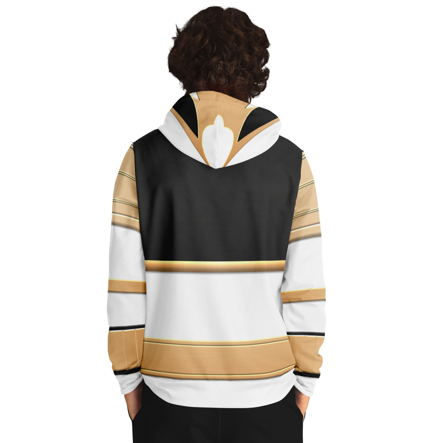 Adult MMPR 'White Ranger' Fashion Hoodie