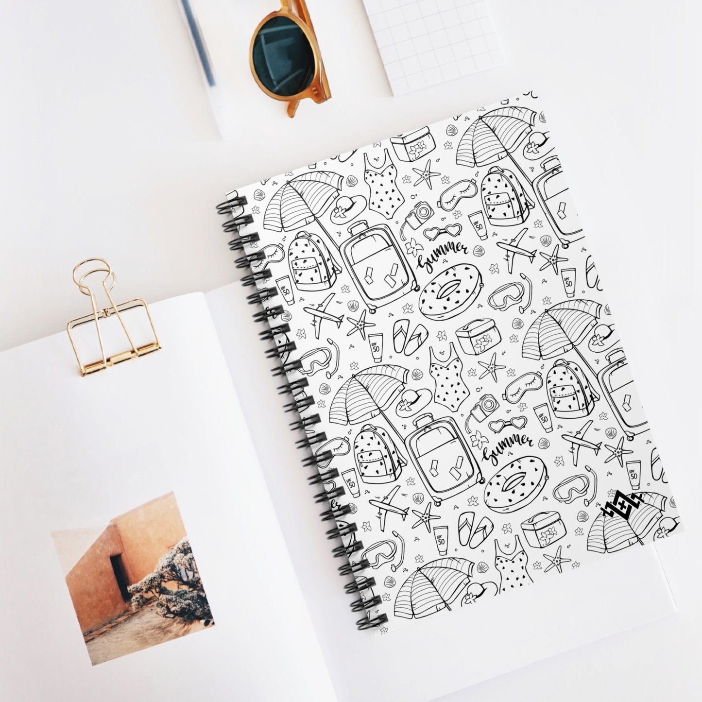 GU 'Summer' Spiral Notebook