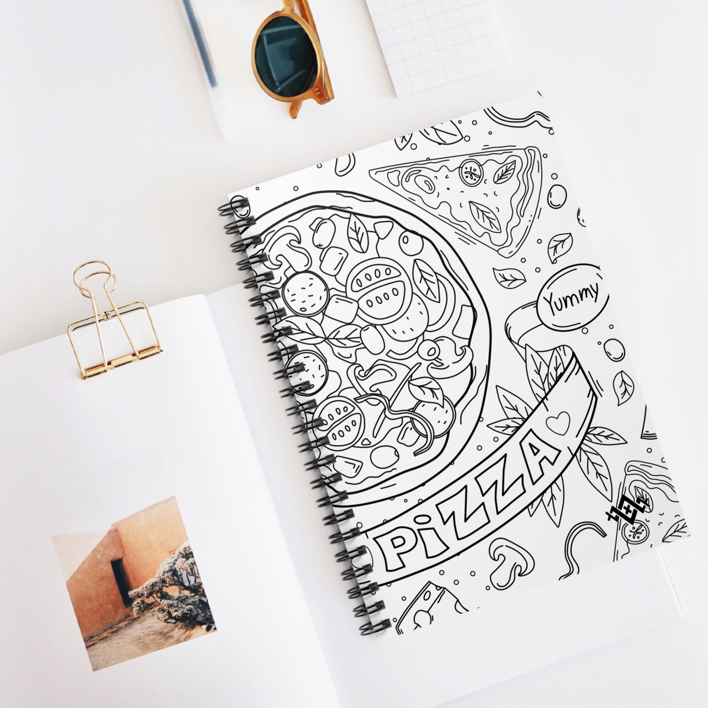 GU 'Pizza' Spiral Notebook