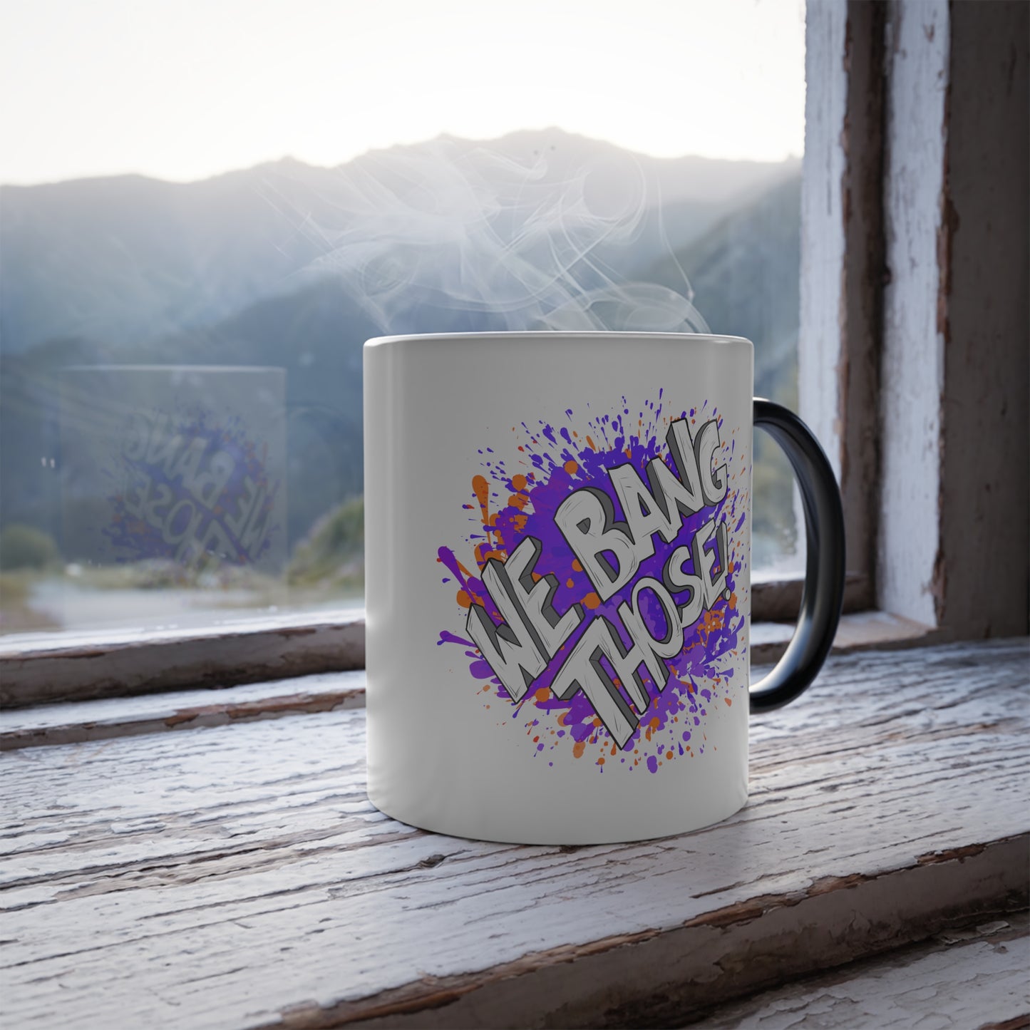 Manjara 'We Bang Those' Color Changing Mug