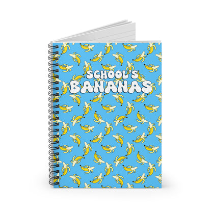 GU 'School's Banana's' Spiral Notebook