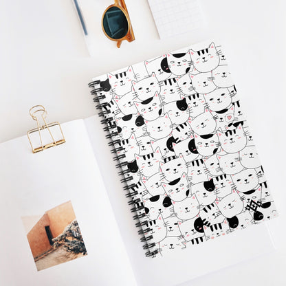 GU 'Cats Craze' Spiral Notebook