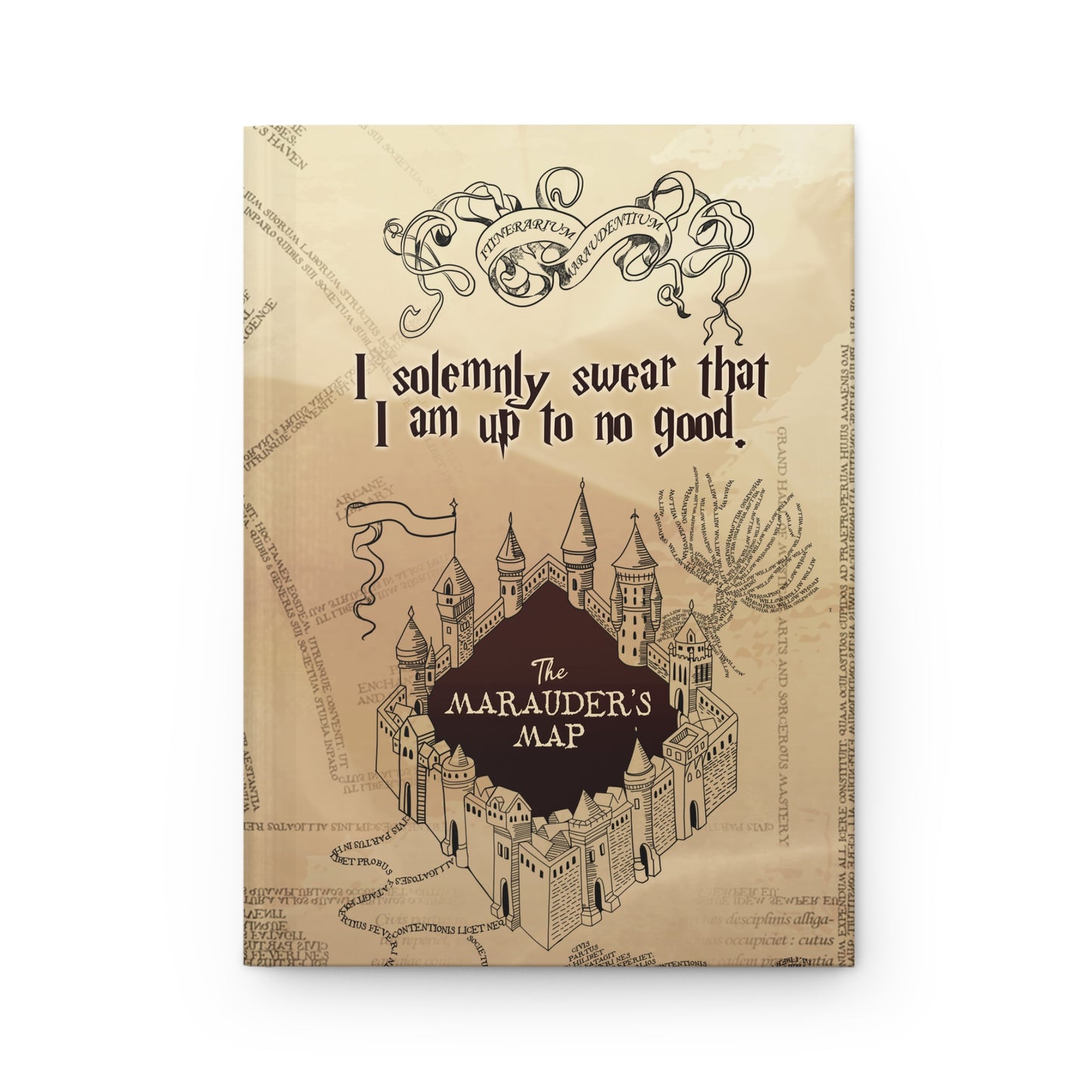 GU 'Marauder's Map' Hardcover Notebook