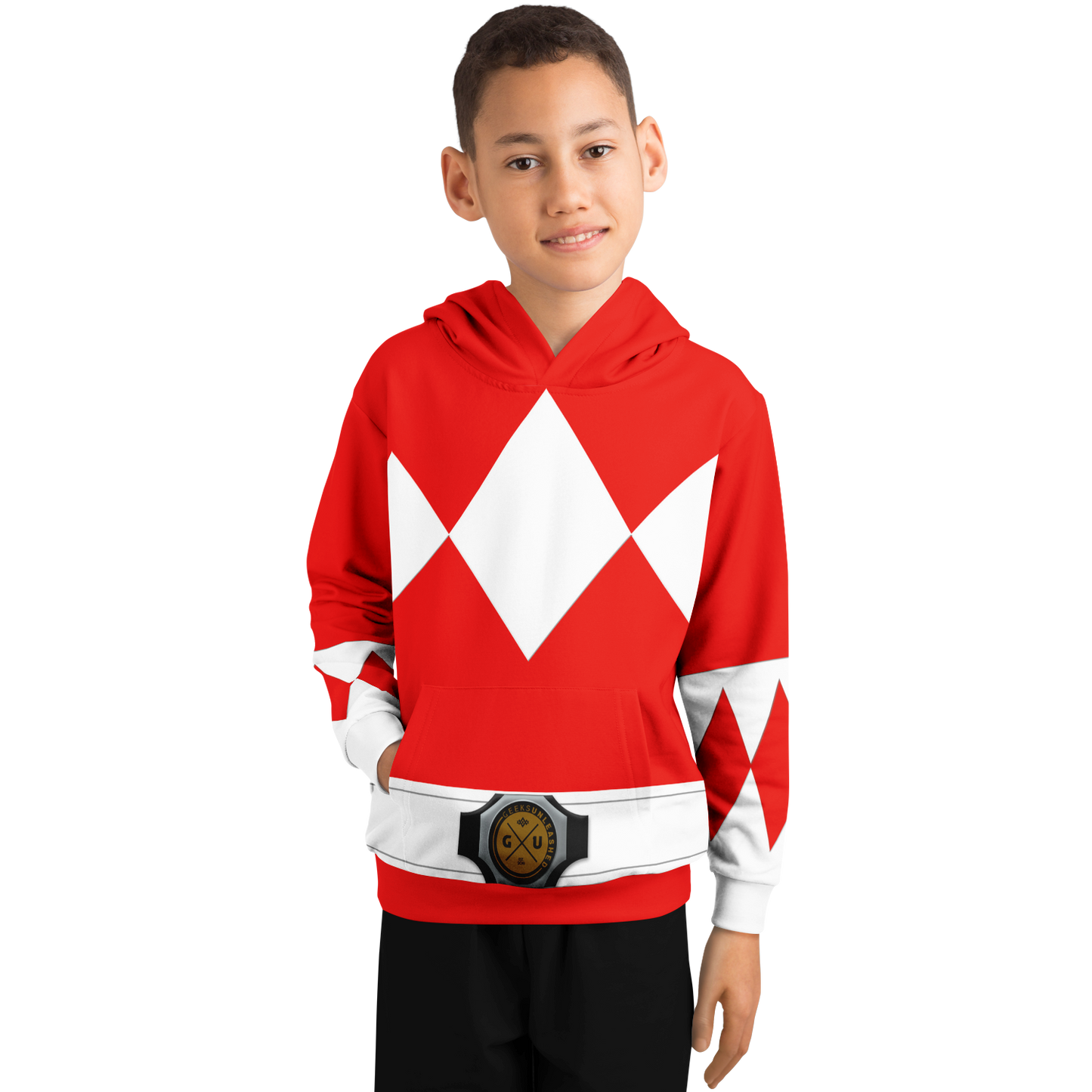 Youth MMPR 'Red Ranger' Fashion Hoodie