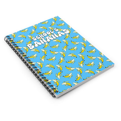 GU 'School's Banana's' Spiral Notebook