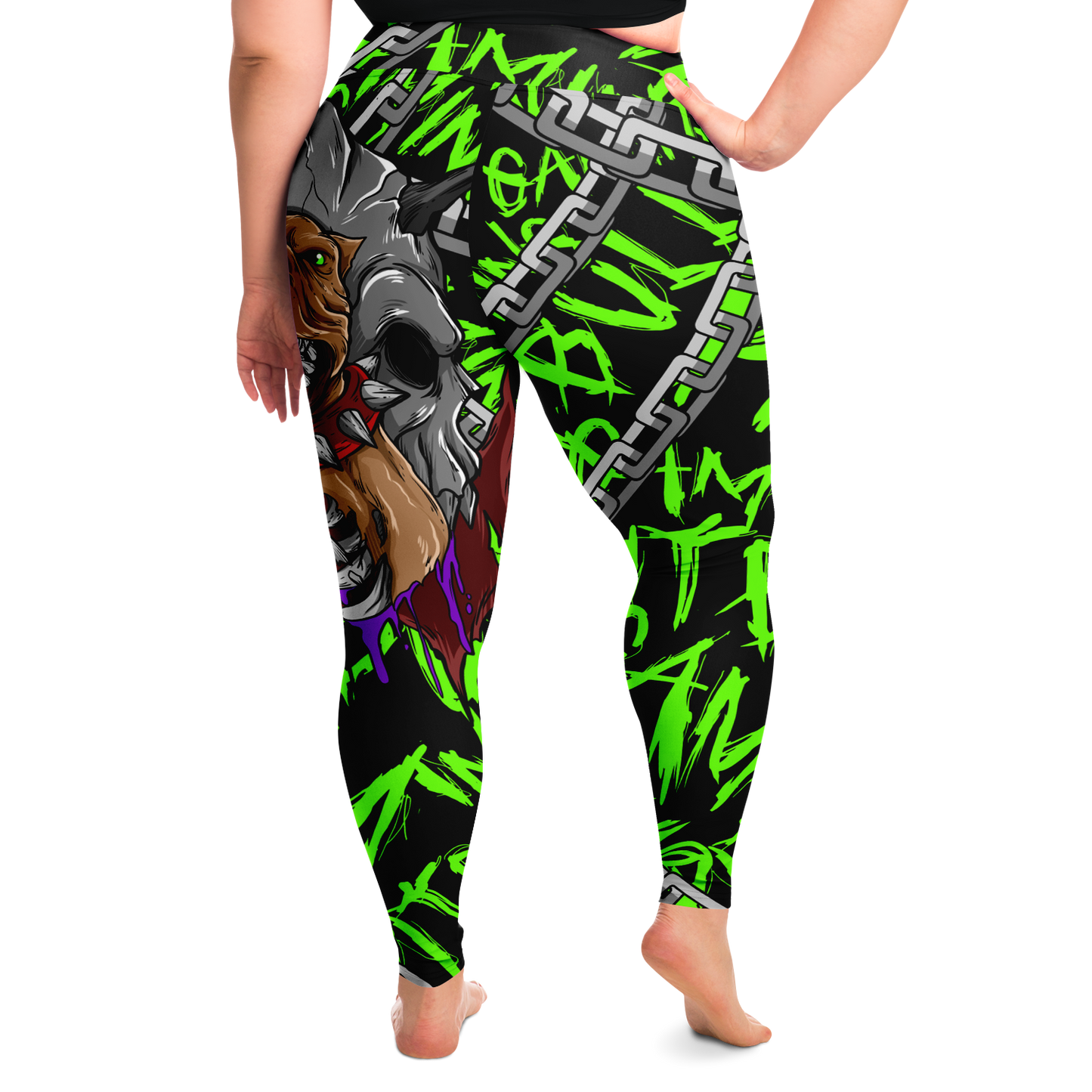 Women's Pitbull Gaming Plus Size Leggings