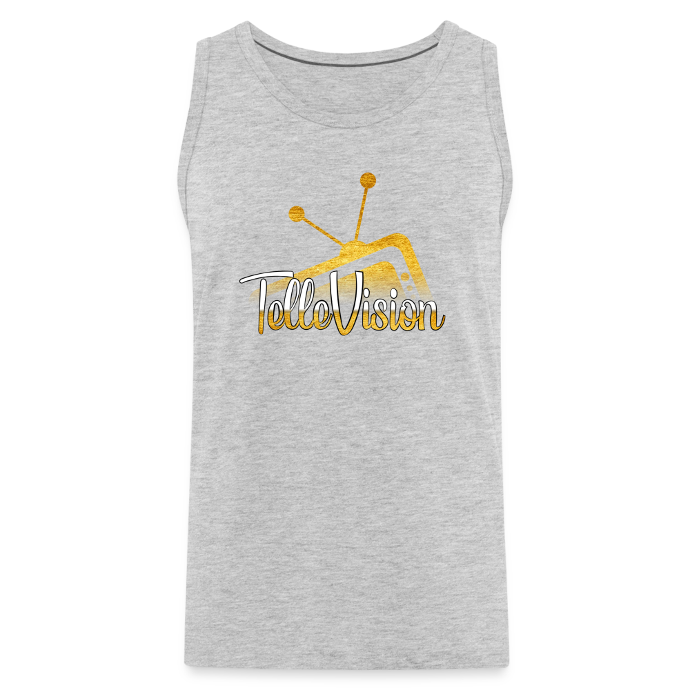 TelleVision Men’s Tank - heather gray