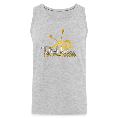 TelleVision Men’s Tank - heather gray