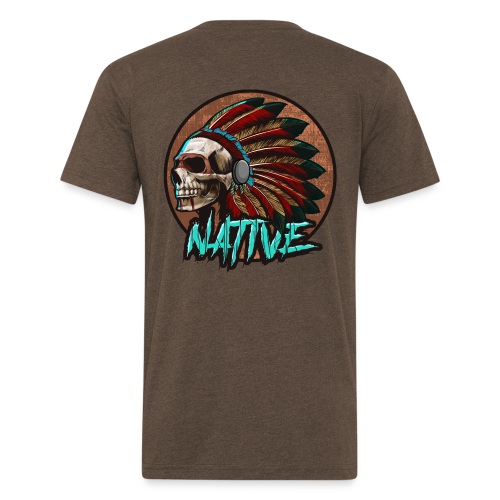 Native Fitted T-Shirt - heather espresso