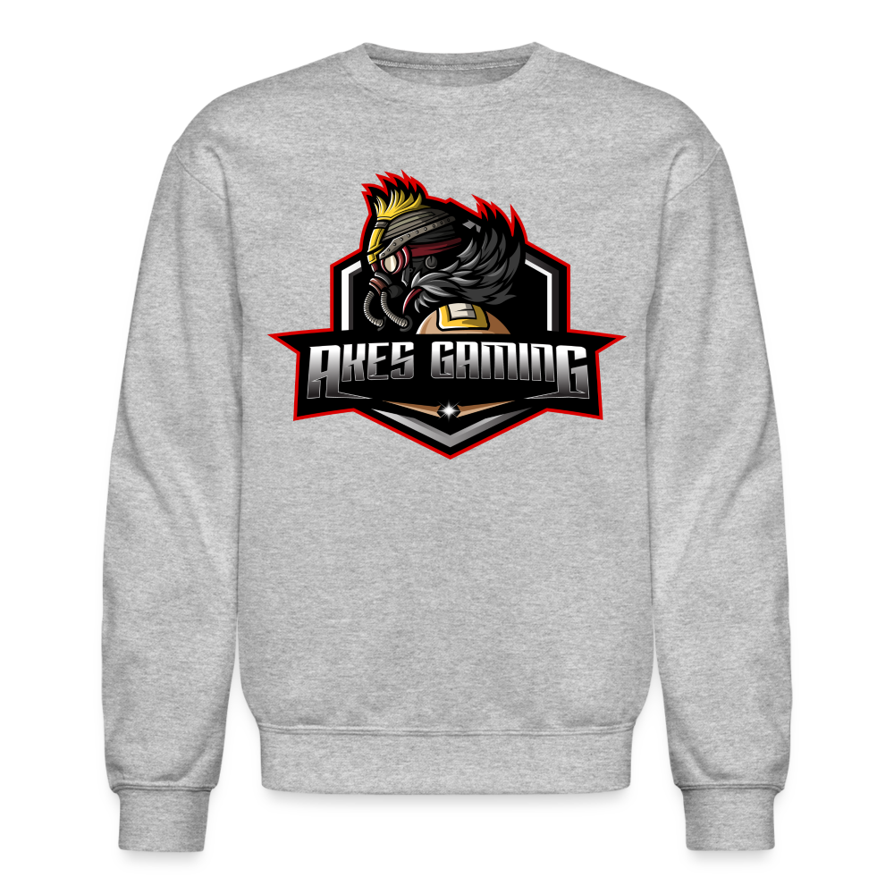 Adult Akes Gaming New Logo Sweatshirt - heather gray