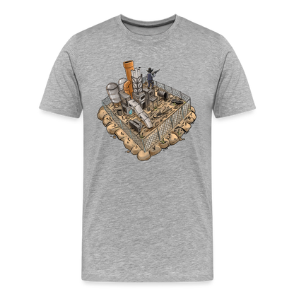 PhillyBird Gaming Men’s Premium Organic T-Shirt - heather gray