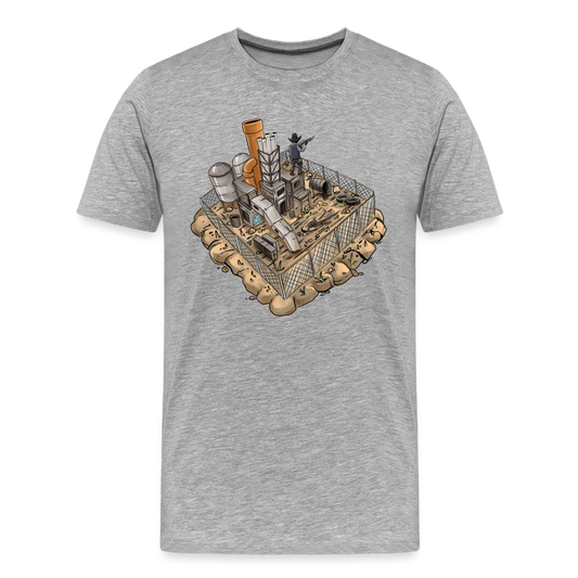 PhillyBird Gaming Men’s Premium Organic T-Shirt - heather gray