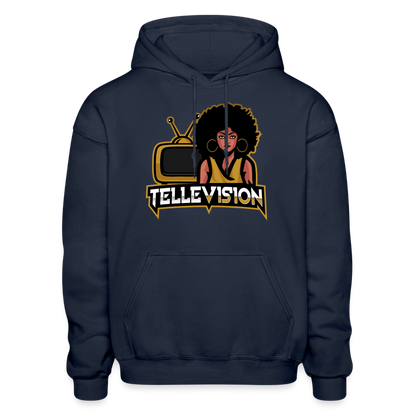 Telle Unisex Hoodie - navy