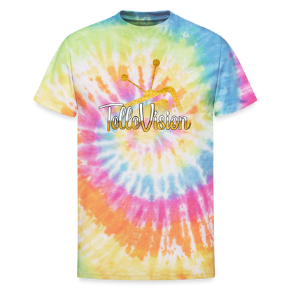 TelleVision Unisex Tie Dye T-Shirt - rainbow