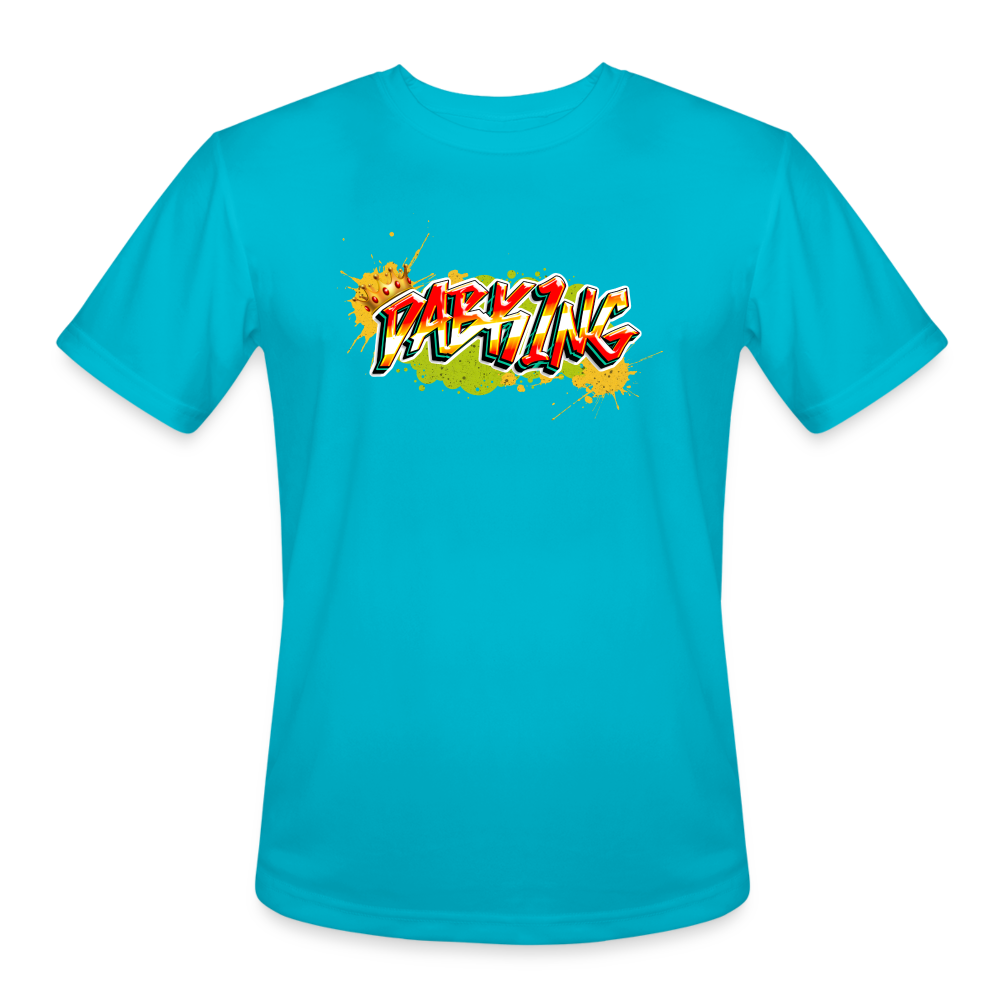 DabK1ng Unisex Wicking Performance T-Shirt - turquoise