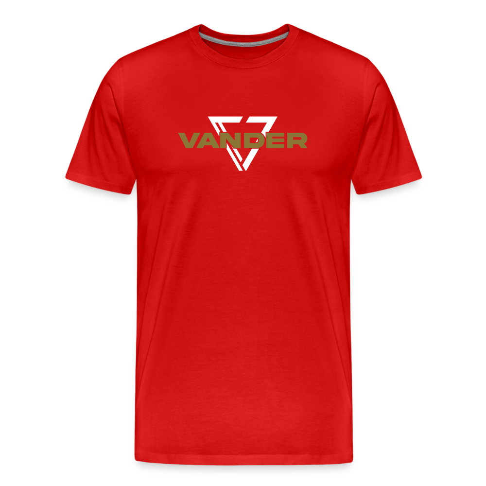 Vander Unisex Organic T-Shirt - red