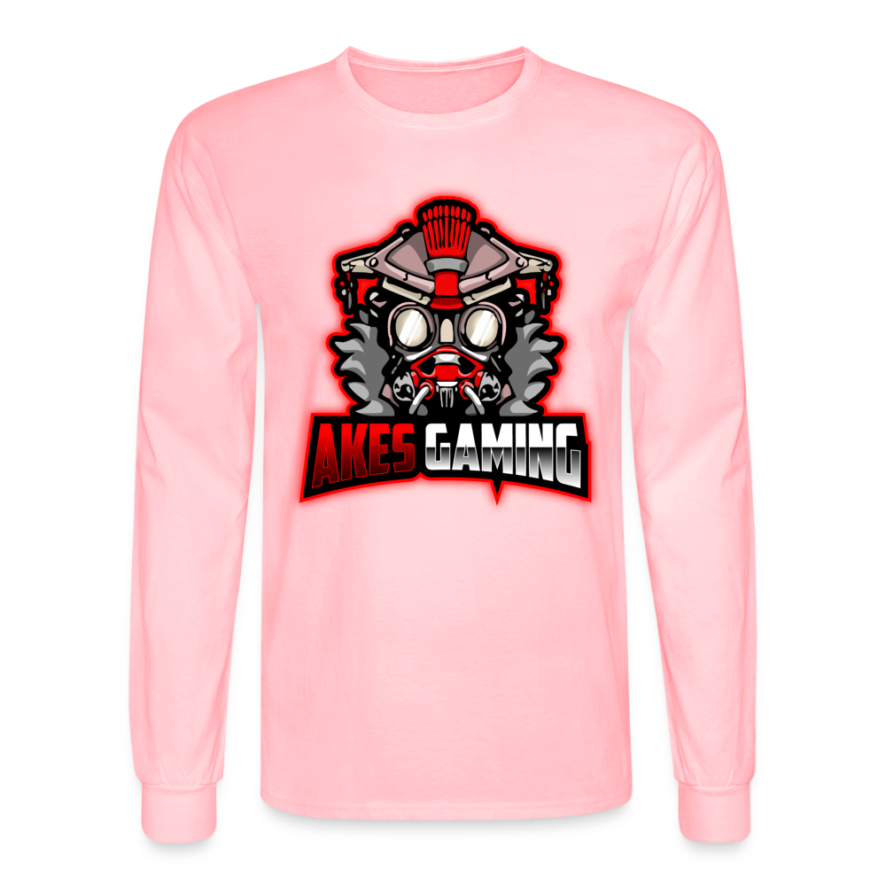 Adult Akes Gaming Logo Long Sleeve T-Shirt - pink