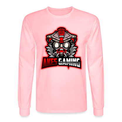 Adult Akes Gaming Logo Long Sleeve T-Shirt - pink