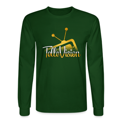 TelleVision Unisex Long Sleeve T-Shirt - forest green