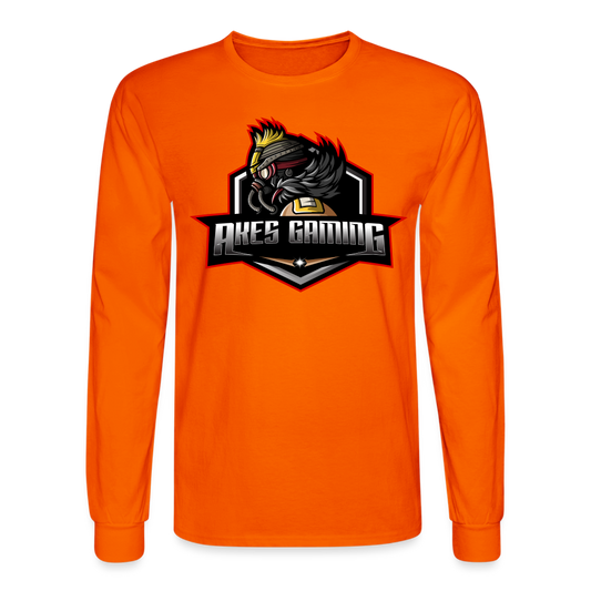 Adult Akes Gaming Long Sleeve T-Shirt - orange