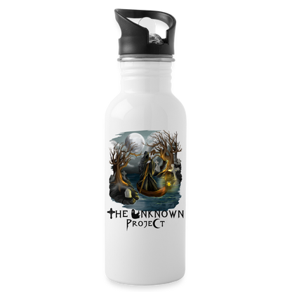 'The Unknown Project' Stainless Steel Water Bottle - white