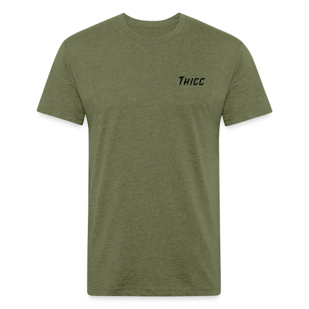 ItsLynxie Unisex Fitted T-Shirt - heather military green