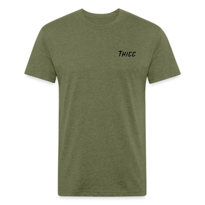 ItsLynxie Unisex Fitted T-Shirt - heather military green