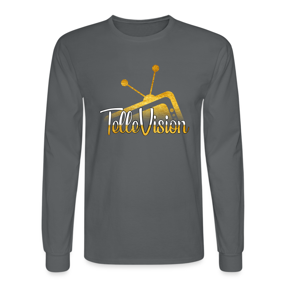 TelleVision Unisex Long Sleeve T-Shirt - charcoal