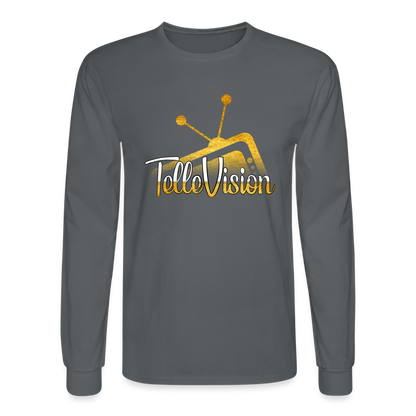 TelleVision Unisex Long Sleeve T-Shirt - charcoal