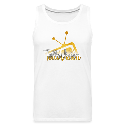 TelleVision Men’s Tank - white