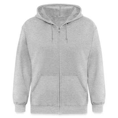 Akes Adult Zip Hoodie - heather gray