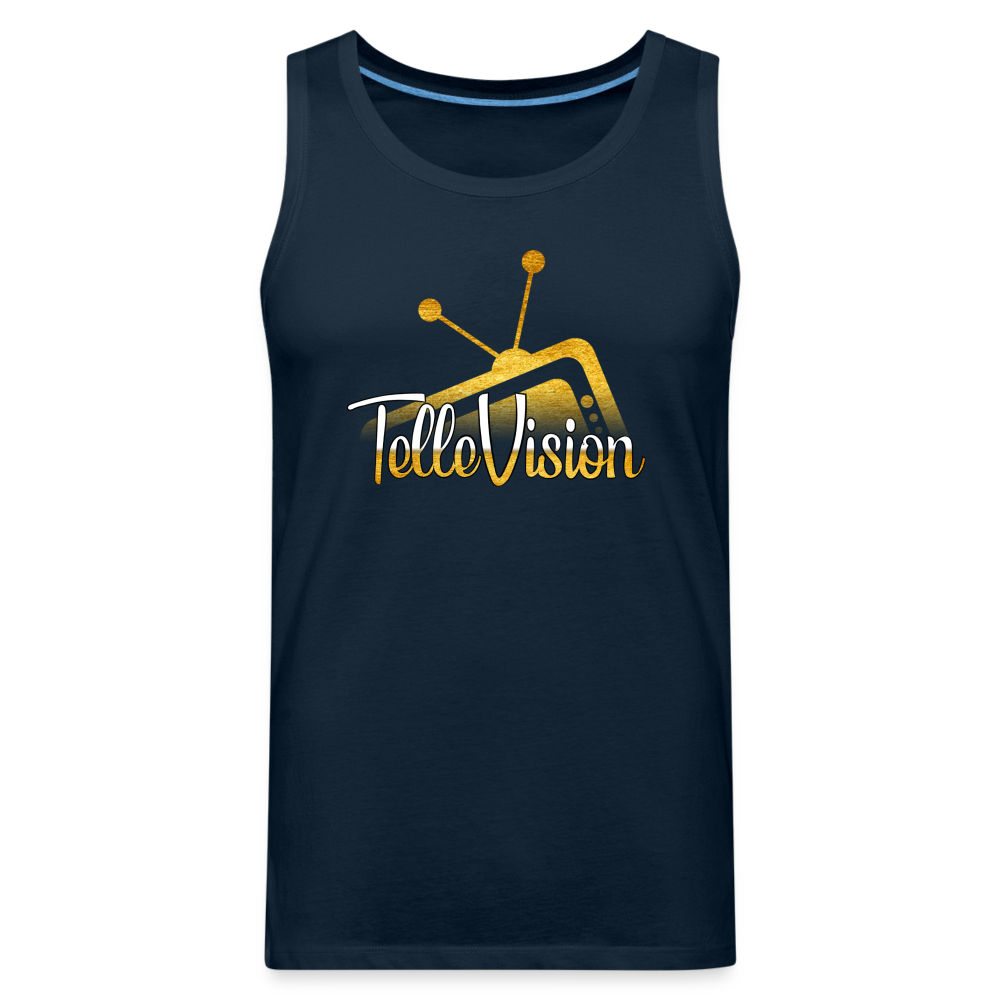 TelleVision Men’s Tank - deep navy