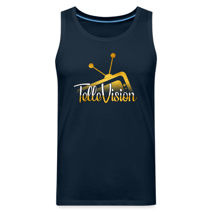 TelleVision Men’s Tank - deep navy