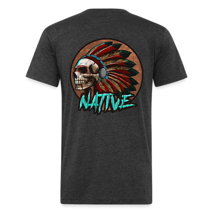 Native Fitted T-Shirt - heather black