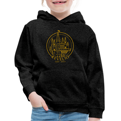 Youth GU Revelio Hoodie - Hufflepuff - charcoal grey