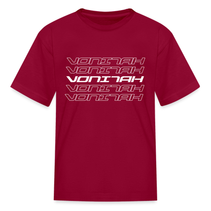 Vonitah Youth T-Shirt - dark red