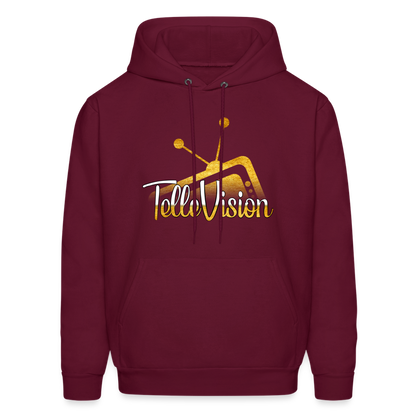 TelleVision Unisex Hoodie - burgundy