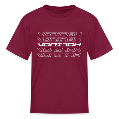 Vonitah Youth T-Shirt - burgundy