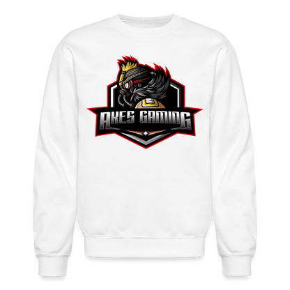 Adult Akes Gaming New Logo Sweatshirt - white