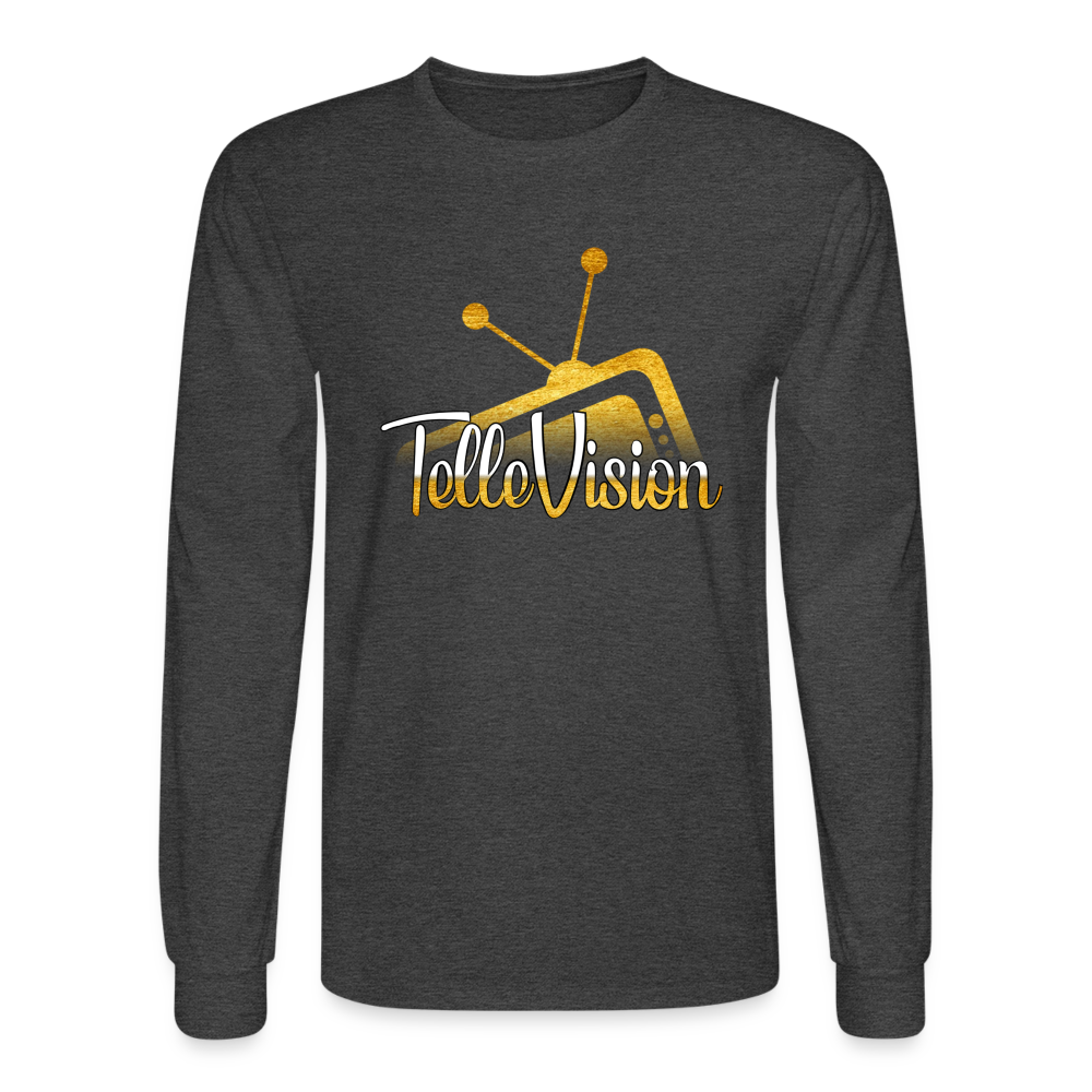 TelleVision Unisex Long Sleeve T-Shirt - heather black