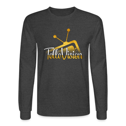 TelleVision Unisex Long Sleeve T-Shirt - heather black