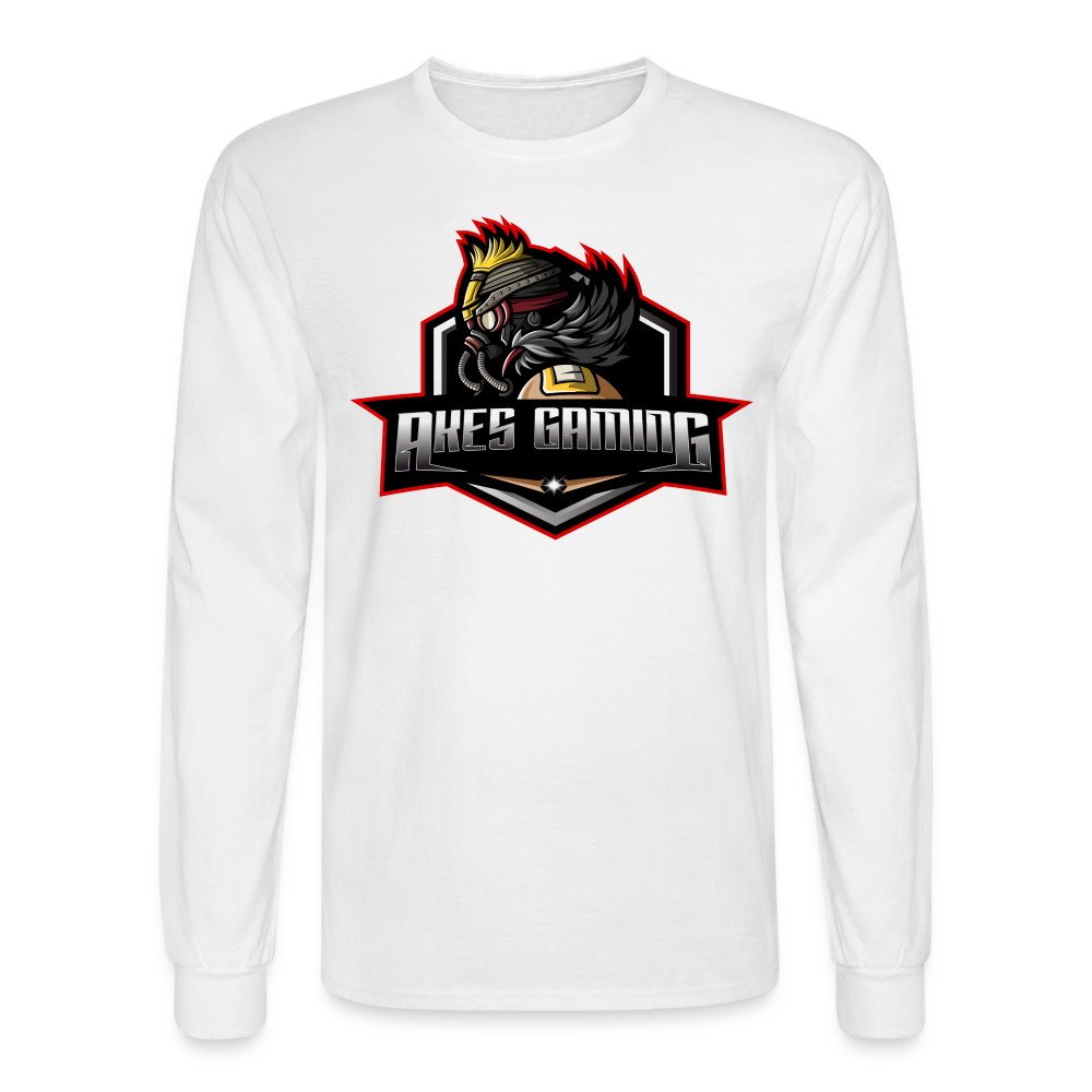 Adult Akes Gaming Long Sleeve T-Shirt - white